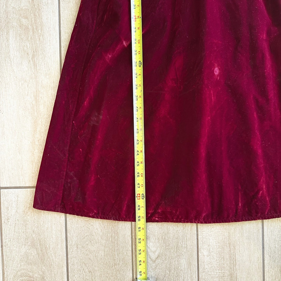 VTG 90s Morbid Threads Velvet Dress Small Gothic Renaissance Regancycore Costume - Picture 9 of 10